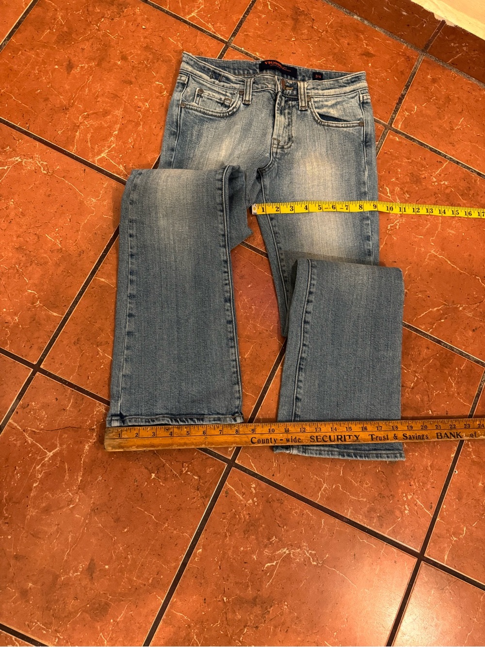 VIGOSS Light Wash Bootcut Jeans Women’s Size 3/4 - Picture 7 of 8